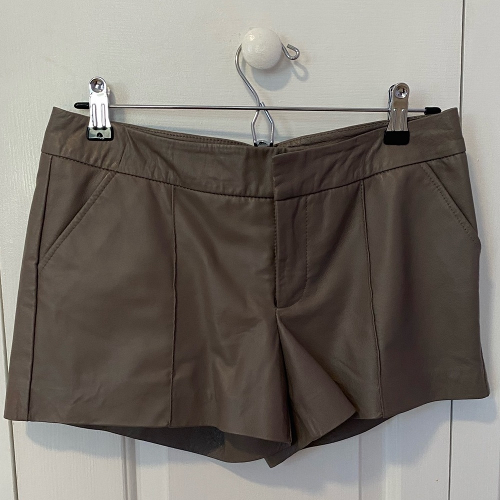 bebe Genuine Leather Shorts